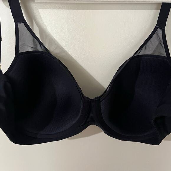 Vanity Fair Bra Illumination Full Figure Underwire Contour 36DD Black Mesh - Picture 6 of 7